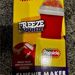 NIB Popsicle Red Slushie Maker